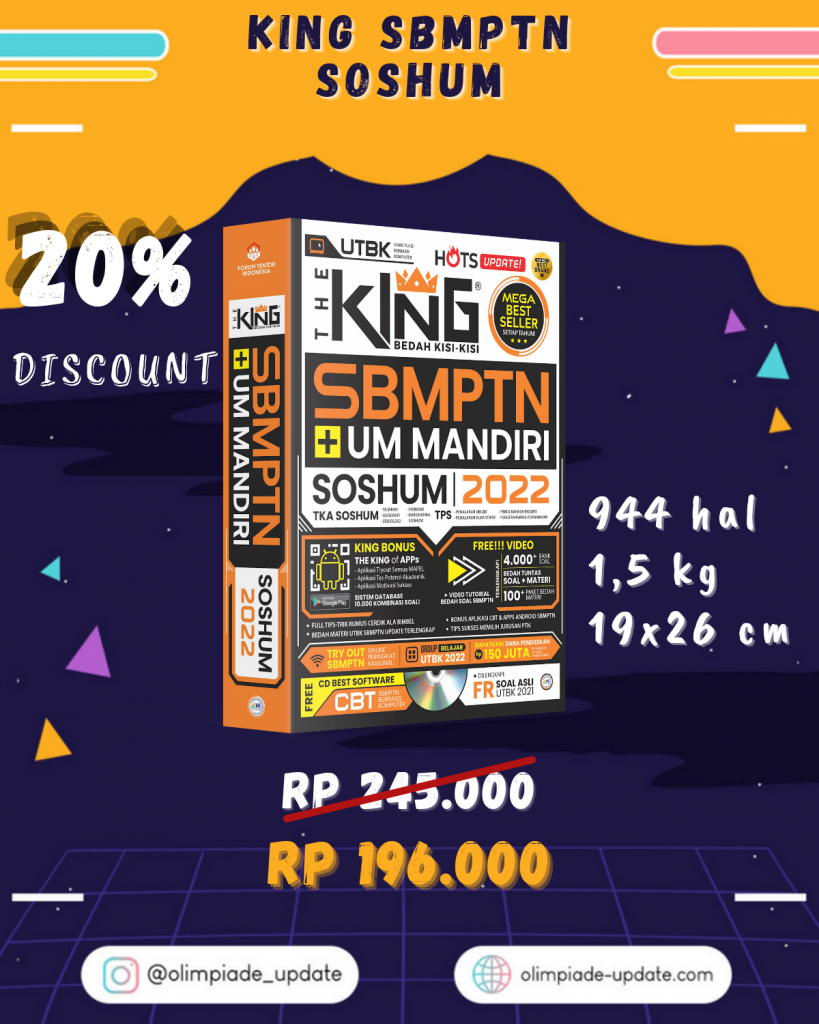 THE KING SBMPTN SOSHUM 2022 – Olimpiade Update
