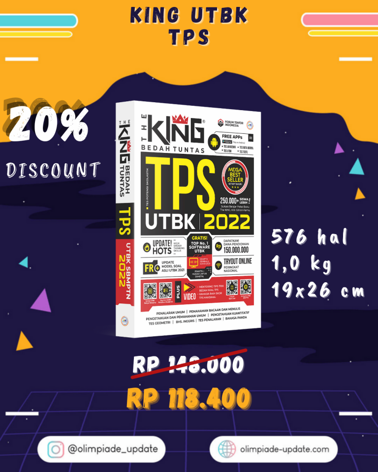 THE KING TPS UTBK 2022 – Olimpiade Update